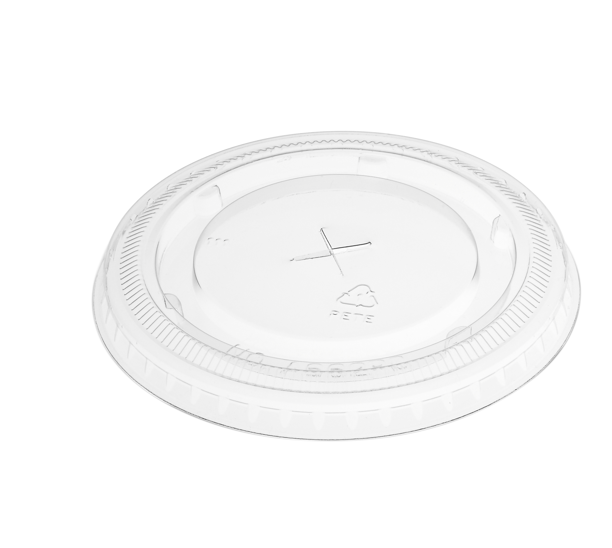 clear drinking cup flat lid with straw hole