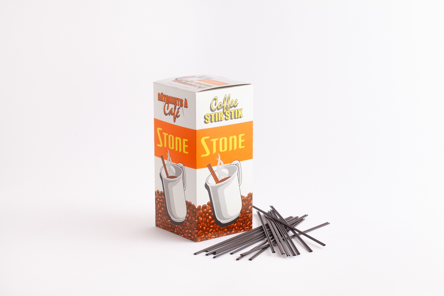 product image stone straw orange box coffee stir stix